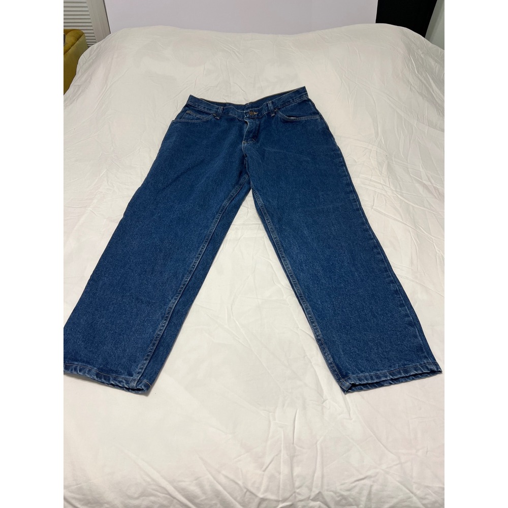 Gitano Jeans Womens 18 Petite Blue Denim Straight Leg High Rise GM601D Vintage